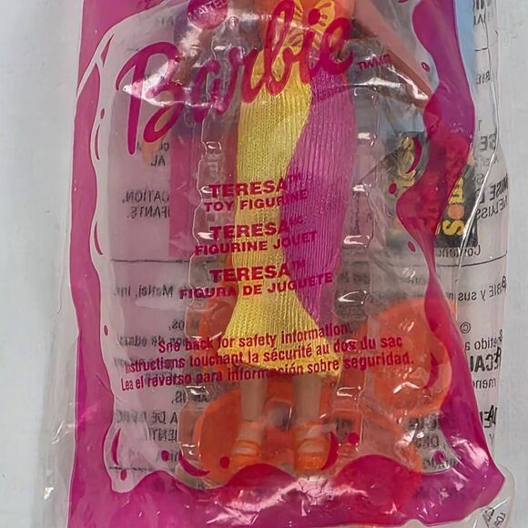McDonald’s Barbie Happy Meal Teresa Doll #3 (2002, Mattel) New Sealed - Picture 3 of 4